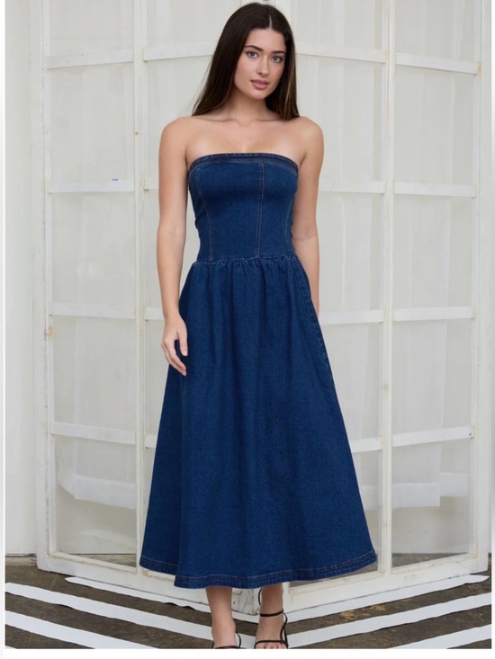 The Workshop Dresses & Skirts - NWT The Workshop Dark Denim Dress Size M